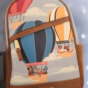 Loungefly Disney Characters Colorful Balloon Adventure Backpack